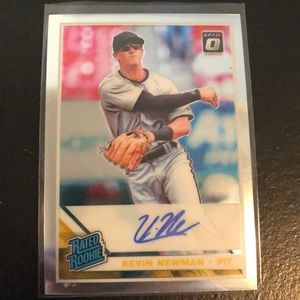 DonRuss Optic Rated Rookie Kevin Newman Autograph